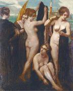 Emile Bernard Bathers in the lagoon oil painting